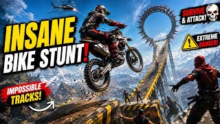 Extreme Bike Stunts 🏍️🔥 | Mega Ramp & Impossible Tracks | Bike Stunt Racing Gameplay #9 screenshot 5