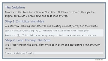 Create Nested Arrays from Sequential Arrays in PHP