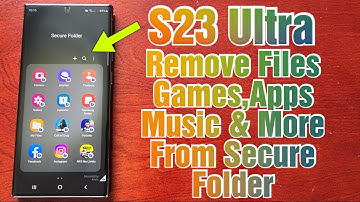 Samsung Galaxy S23 Ultra How to Remove Files,Games,Apps,Video