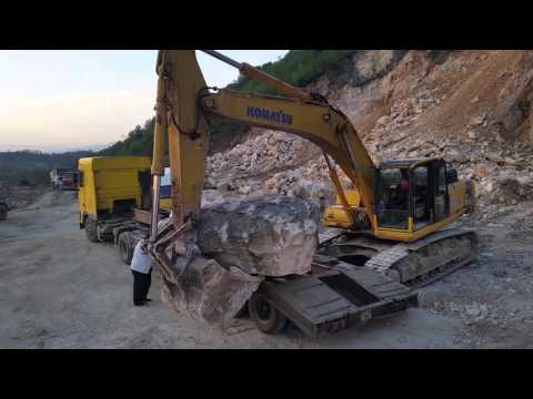 ქვის გადატანა საქართველოში