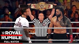 Roman Reigns vs. CM Punk: Royal Rumble 2024 - Table Match