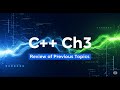 lesson#10  Introduction to Chapter 3