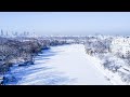 Winter in the Warsaw park 2021