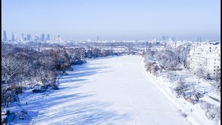 Winter in the Warsaw park 2021