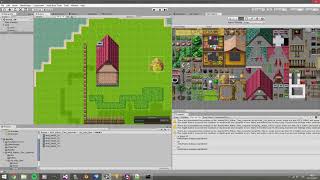 Unity3D RPG Maker tile set impoter tilemap time lapse game art word building
