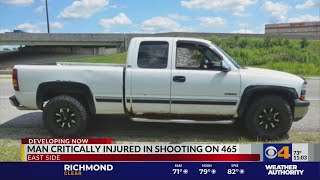 Man shot while driving on I-465, victim's girlfriend says it was random