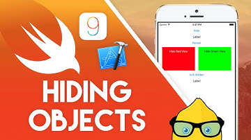 Xcode 7 Swift 2 Tutorial - Hiding Objects - iOS 9 Geeky Lemon Development