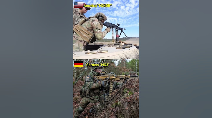 German MG3 🇩🇪 vs. American M240B 🇺🇸 – Ultimate Machine Gun Comparison! #shorts #military #weapontech