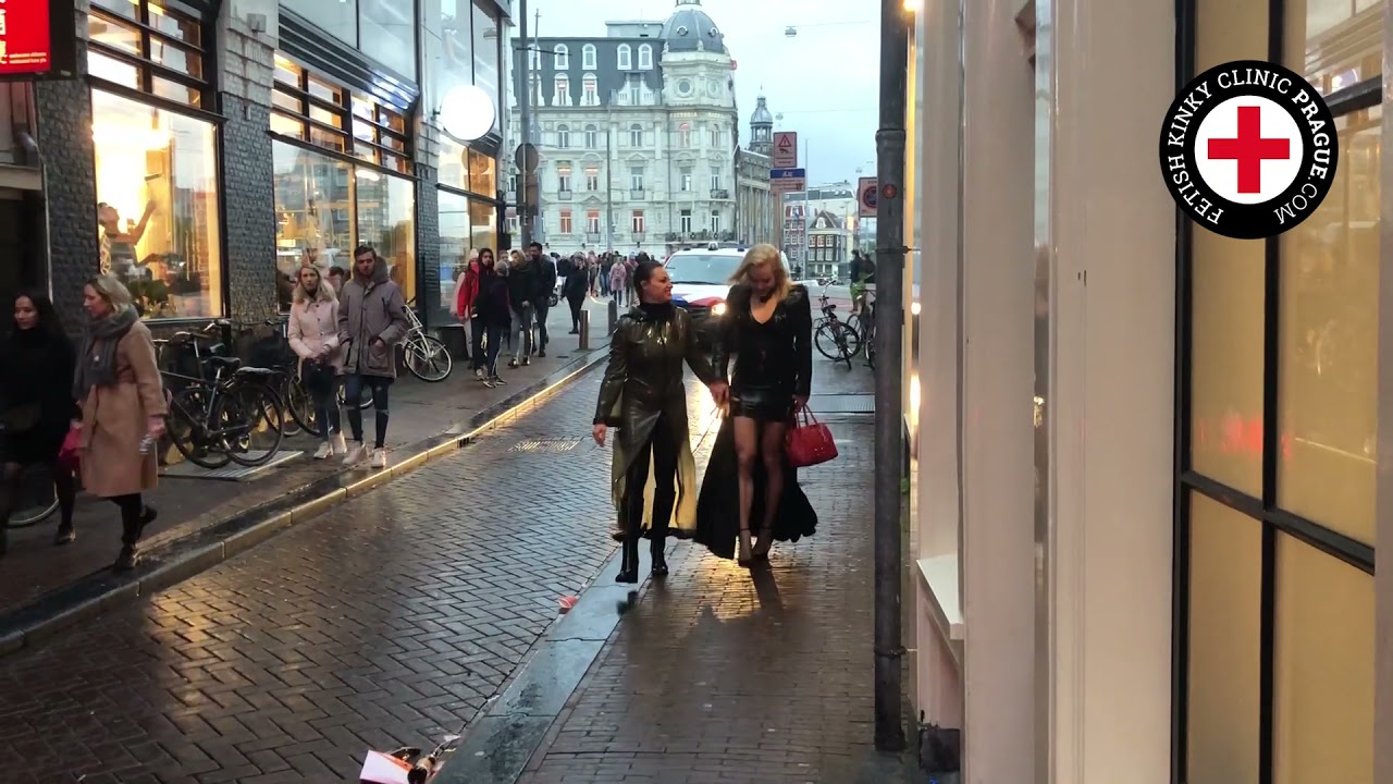 Latex in red light district Amsterdam