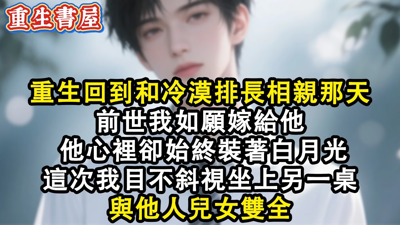 【重生爽文】重回和冷漠排長相親那天 前世我如願嫁給他 他心裡卻始終裝著白月光 這次我目不斜視坐上另一桌 與他人兒女雙全#小說 #重生故事 #爽文