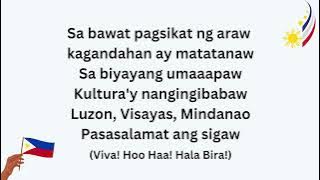Kinang Pilipinas Lyrics
