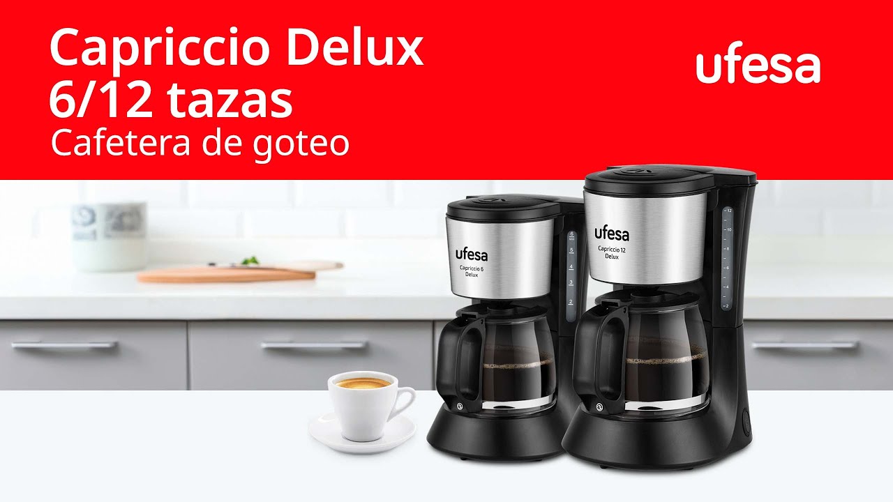 Cafetera de  goteo Ufesa Capriccio Delux 6 / 12