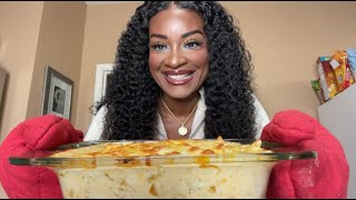 VLOG: HOMEMADE CHICKEN FAJITA BAKED MAC N CHEESE! SHOULD I GROW MY PLANTS UP OR ON THE GROUND?