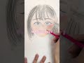みなみちゃん書きます!#工作係 #工作 #スケッチ #絵 #絵の描き方 #色鉛筆 #イラスト #みなみチャンネル
