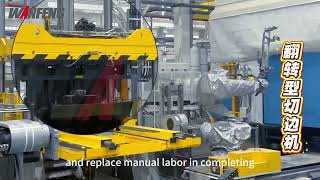 Tilting type trimming press machine#casting #machine #post-processing