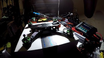 Timelapse drone build.  Hyperlow modular freestyle quad