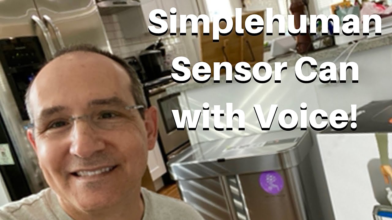 Simplehuman Sensor Trash Can with Voice! YouTube