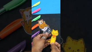 How to make cute stickers at home/Homemade Stickers #shorts #diy