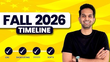 Fall 2026 MS Application Timeline ✅ | Your Ultimate Guide 🔥📝| MS in USA