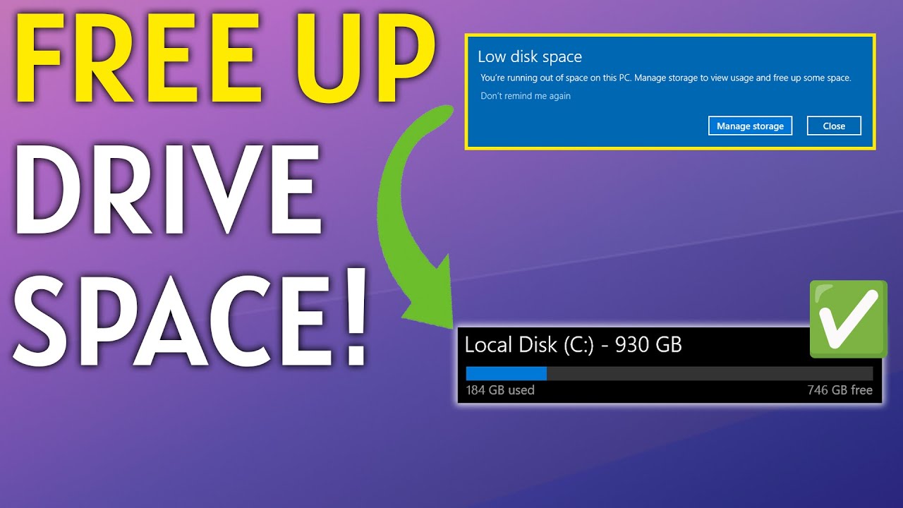 How to Check Your Windows Computer's Storage Space