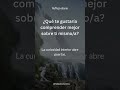 ¿Qué secreto interior te gustaría entender mejor?
