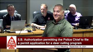 Peters Township Council - Regular Meeting - September 13, 2021