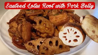 Athlete Statistics HOW TO PREPARE LOTUS ROOT: Sauteed Lotus Root with Pork Belly | Quick & Easy Chinese Recipe