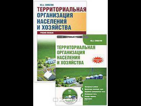 Ю. А. Симагин - Территориальная организация населения и хозяйства