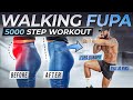 5000 steps workout at home  fupa fat burn walk  30 min