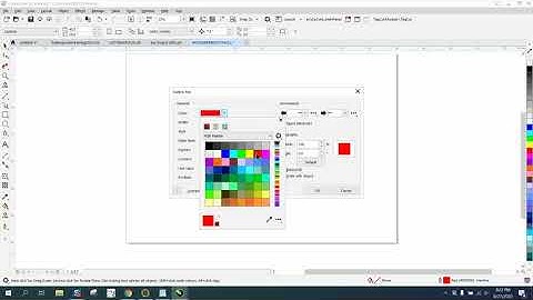 Corel Draw Tips & Tricks Set you Drawing tools to what color and Line Thickness you want