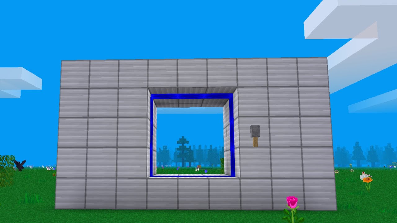 How to make 3x3 piston door in MultiCraft! YouTube