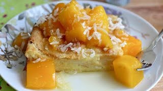 Mango Bread Custard || बहुत ही कम चीजों से एक बहुत ही टेस्टी डेजर्ट 10 मिनट में बनाया #kitchenvlogs