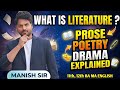 What is Literature in Hindi | Prose, Poetry &amp; Drama Explained | Class 11, 12, BA, MA English
