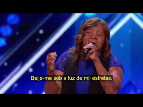 Sobrevivente de tragédia canta "Thinking Out Loud" no America's Got Talent (legendado)