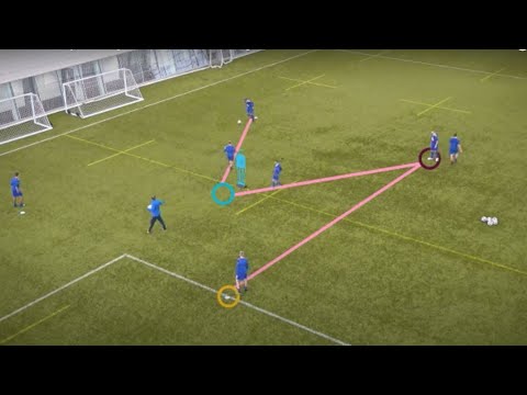 Switch of Play Passing Drill | Football Coaching | What It Takes