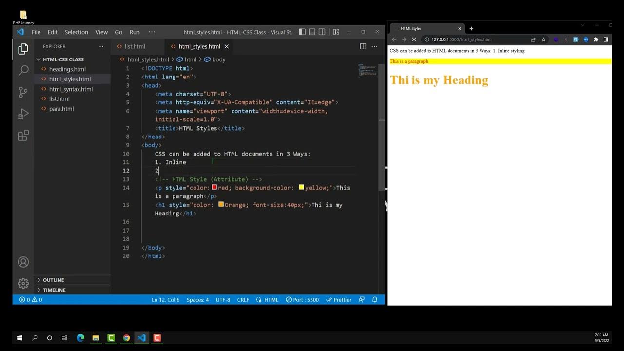 HTML-CSS Tutorial Lesson 6: Styles - YouTube