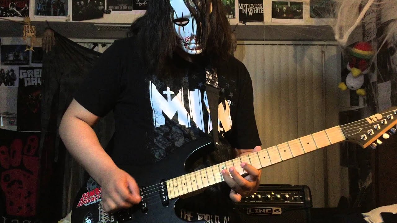 Motionless in white Black Damask (The Fog) guitar cover YouTube