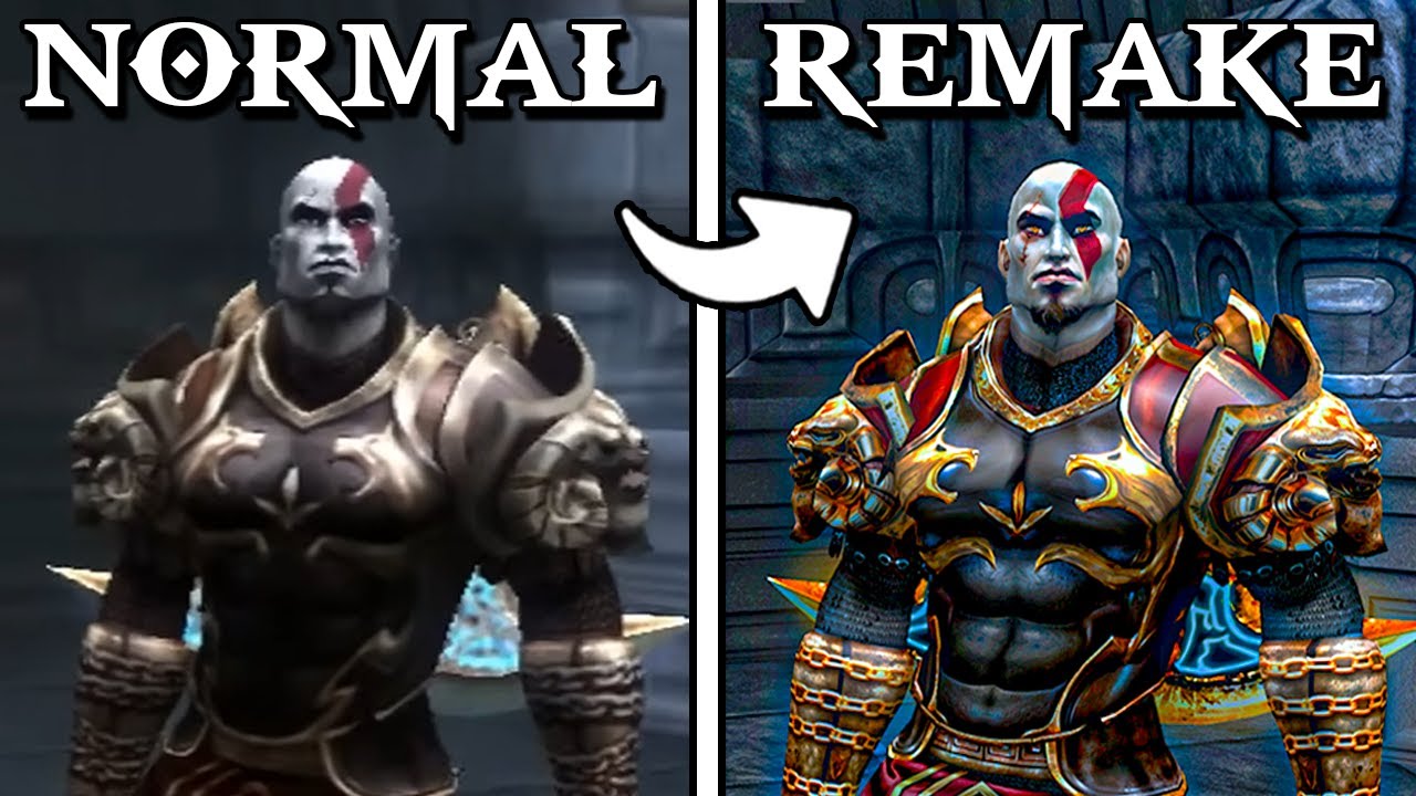 JOGANDO GOD OF WAR 2 REMAKE QUE EU TANTO ESPERAVA