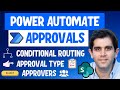 Power Automate Dynamic Conditional Approvals with SharePoint List | Select Approvers & Approval Type