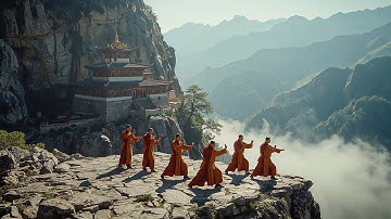 THE LIFE OF A SHAOLIN MONK ISOLATED IN THE MOUNTAINS