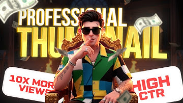 Make Thumbnail Like A Pro | Thumbnail Tutorial & Tips 2025