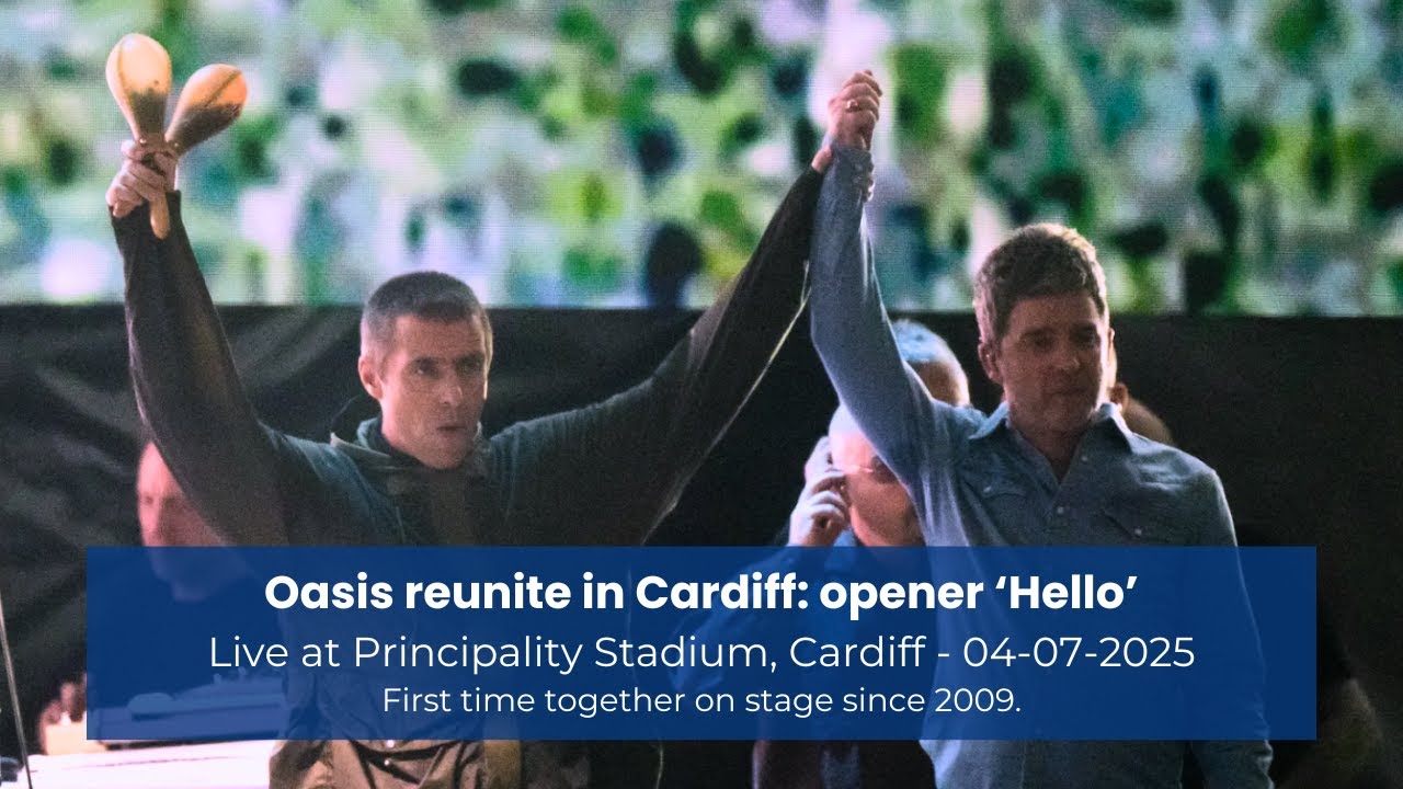Oasis in Cardiff: Der große Moment der Reunion