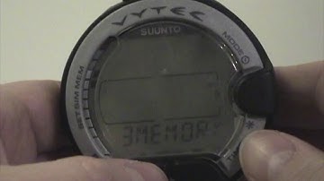 Suunto Vytec non DS 16 setting up for PC transfer