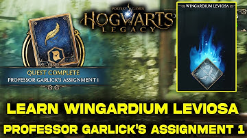Learn Wingardium Leviosa Spell: Professor Garlick