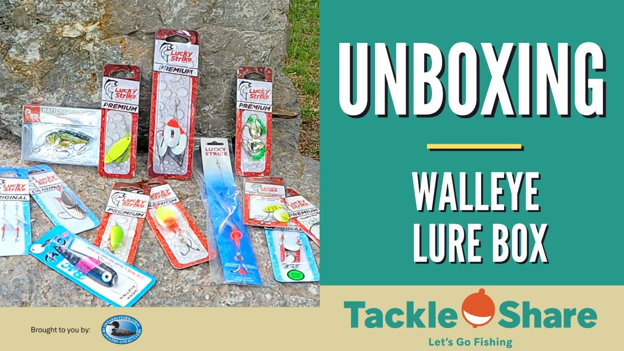 Lucky Strike Lure Package Unboxing - Walleye 
