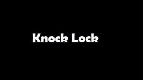 Arduino Project - Knock Lock
