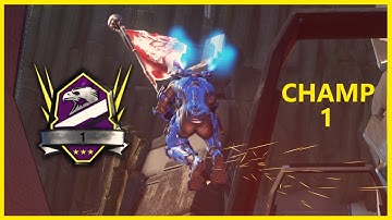 Champion 1 Gameplay - Coliseum CTF - Team Arena Winter Season in Halo 5