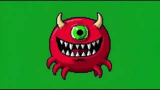 8-BIT CHARACTERS on Chroma Key "7"