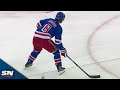 Rangers Jacob Trouba Pots Short Handed Goal On Odd Man Rush