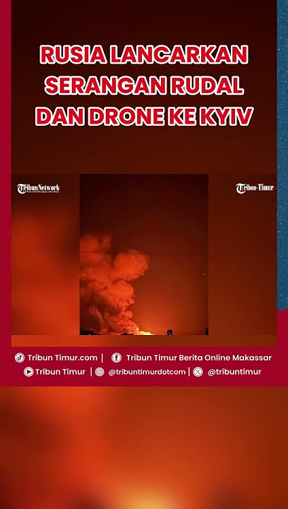🔴 RUSIA KIAN BRUTAL‼️Rudal dan Drone Serang 148 Wilayah Ukraina